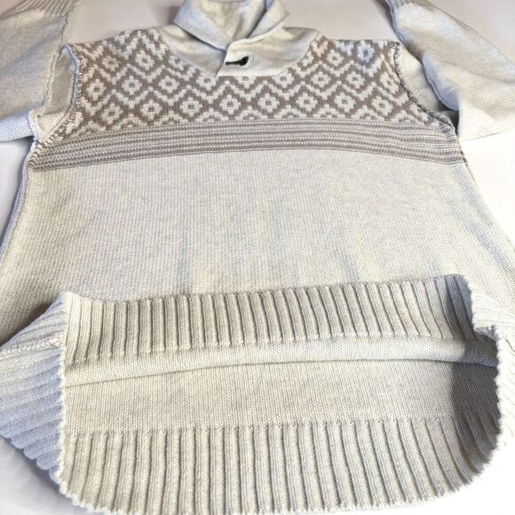 Outpost Makers Mens Pullover Sweater Shawl+Toggle Collar XL Fair Isle Gorpcore - Picture 10 of 14